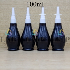 Chai đèn dầu xịt mũi vuông thẳng 100ml