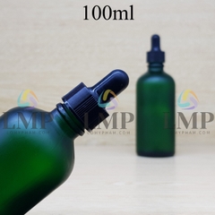 Chai tinh dầu phun mờ nắp bóp khoen nhựa sọc 100ml