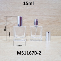 Chai TT trong 15ml - nắp đóng máy