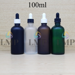 Chai tinh dầu phun mờ nắp bóp khoen nhựa sọc 100ml