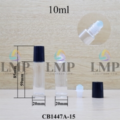Chai thủy tinh bi lăn 10ml