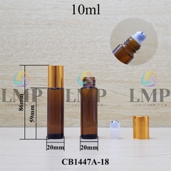 Chai thủy tinh bi lăn 10ml