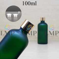 Chai tinh dầu phun mờ nắp xi KO viền 100ml