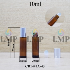 Chai thủy tinh bi lăn 10ml