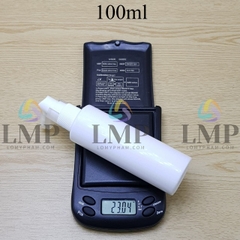 Chai PETG vai ngang đầu xịt mũi 90 độ