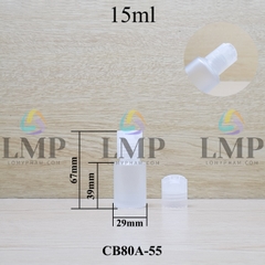 Chai thủy tinh nắp nhấn