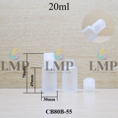 Chai thủy tinh nắp nhấn