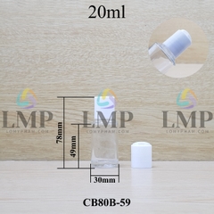 Chai thủy tinh nắp nhấn