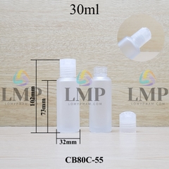 Chai thủy tinh nắp nhấn