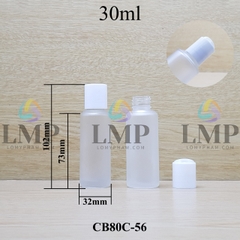 Chai thủy tinh nắp nhấn