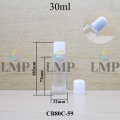 Chai thủy tinh nắp nhấn