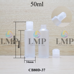 Chai thủy tinh nắp nhấn