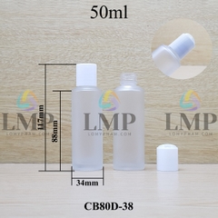 Chai thủy tinh nắp nhấn