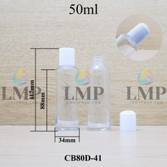 Chai thủy tinh nắp nhấn