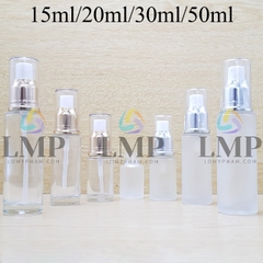 Chai thủy tinh đầu phun sương xi