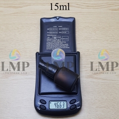 Chai thủy tinh vát đầu xịt giọt 1 viền 15ml