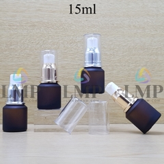 Chai thủy tinh vát đầu xịt giọt xi 15ml
