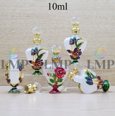 Chai Dubai tim hình hoa 10ml