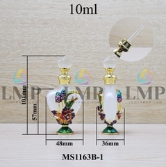 Chai Dubai tim hình hoa 10ml