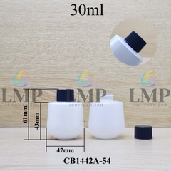 Chai thủy tinh bầu nắp vặn sọc