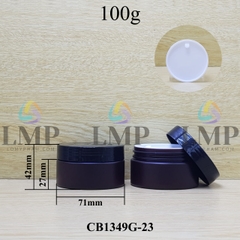 Hũ PET thân mờ nắp nhựa 100g