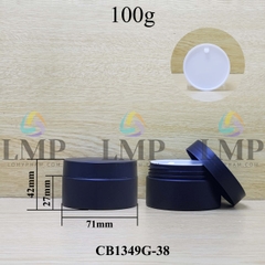 Hũ PET thân mờ nắp nhựa 100g