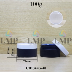 Hũ PET thân mờ nắp nhựa 100g