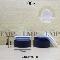 Hũ PET thân mờ nắp nhựa 100g