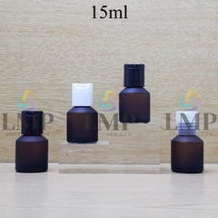 Chai thủy tinh vát nắp nhấn 15ml