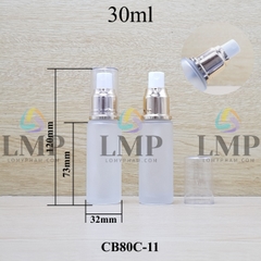 Chai thủy tinh đầu phun sương xi