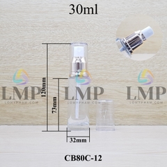 Chai thủy tinh đầu phun sương xi