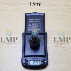 Chai thủy tinh vát đầu phun sương sọc 15ml