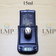 Chai thủy tinh vát nắp vặn trơn 15ml ( ko nút chặn )