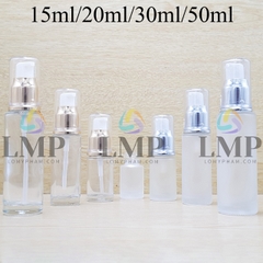 Chai thủy tinh đầu xịt giọt xi