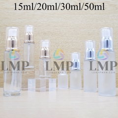 Chai thủy tinh đầu xịt giọt xi