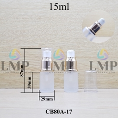 Chai thủy tinh đầu xịt giọt xi