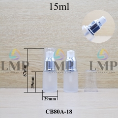 Chai thủy tinh đầu xịt giọt xi