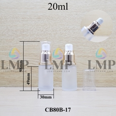 Chai thủy tinh đầu xịt giọt xi