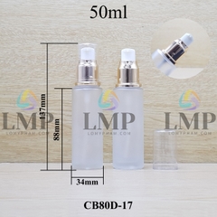 Chai thủy tinh đầu xịt giọt xi