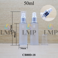 Chai thủy tinh đầu xịt giọt xi