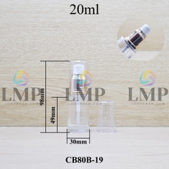 Chai thủy tinh đầu xịt giọt xi