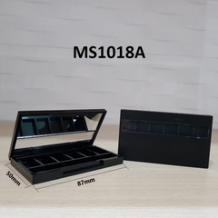 Khay 6 ô có gương màu đen 87*50*12mm