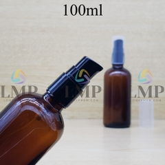 Chai tinh dầu đầu xịt giọt có 2 viền 100ml