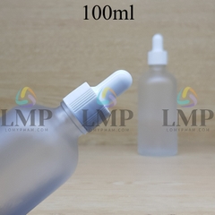 Chai tinh dầu phun mờ nắp bóp khoen nhựa sọc 100ml