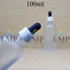 Chai tinh dầu phun mờ nắp bóp khoen nhựa sọc 100ml