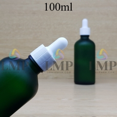 Chai tinh dầu phun mờ nắp bóp khoen nhựa sọc 100ml