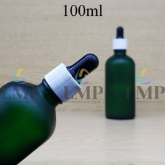 Chai tinh dầu phun mờ nắp bóp khoen nhựa sọc 100ml