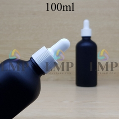 Chai tinh dầu phun mờ nắp bóp khoen nhựa sọc 100ml