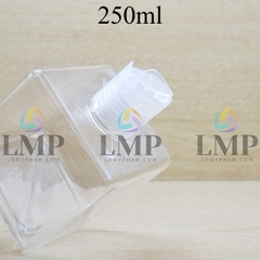 Chai lotion vuông nắp nhấn