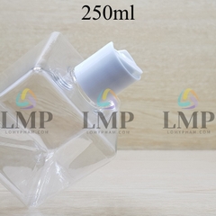 Chai lotion vuông nắp nhấn